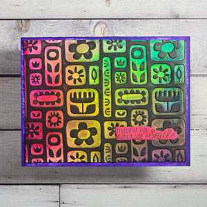 Suds & Buds 3D Embossing Folder