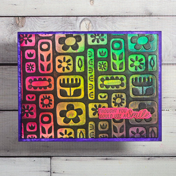 Suds & Buds 3D Embossing Folder