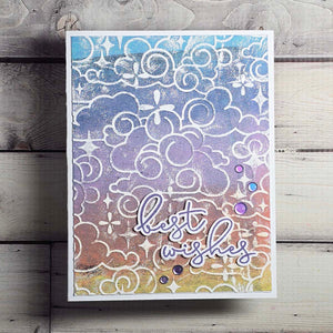 Best Year Sentiments - Clear Stamp & Die of the Month Club