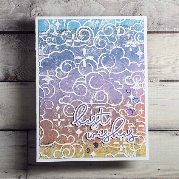 Best Year Sentiments - Clear Stamp & Die of the Month Club