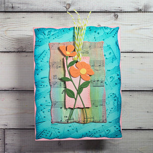 Playful Stitched Panels Etched Dies