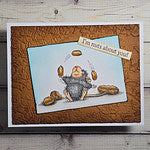 House-Mouse Nuts about You Cling Stamp Set