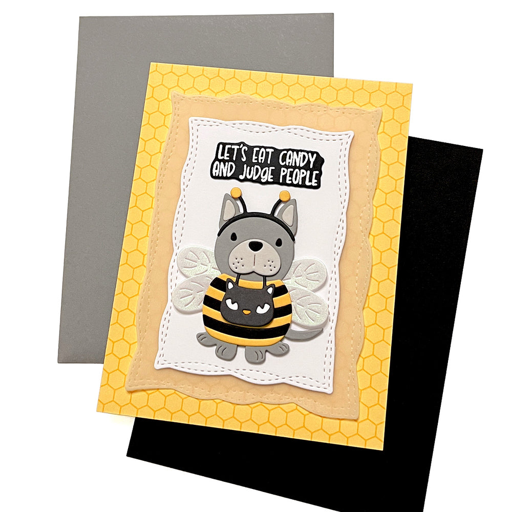 Spellbinders Exclusive: Buzzy Pup-Bee Etched Dies