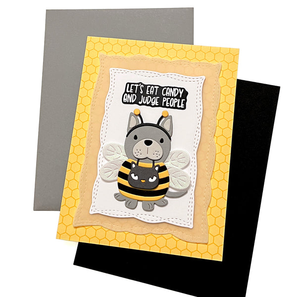 Spellbinders Exclusive: Buzzy Pup-Bee Etched Dies
