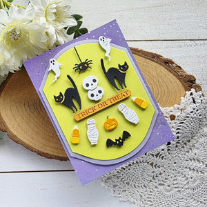 Halloween Tick Tock Etched Dies
