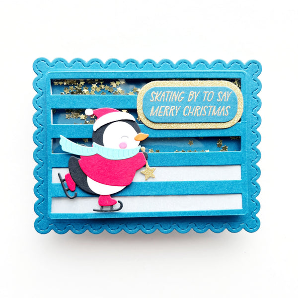 Lots of Stripes Etched Dies by Lisa Horton