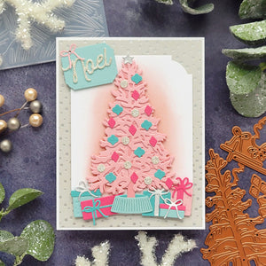Classic Christmas Tree Etched Dies by Simon Hurley