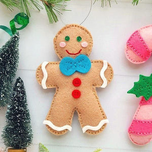 Felt Gingerbread Boy & Girl Etched Dies by Nichol Spohr