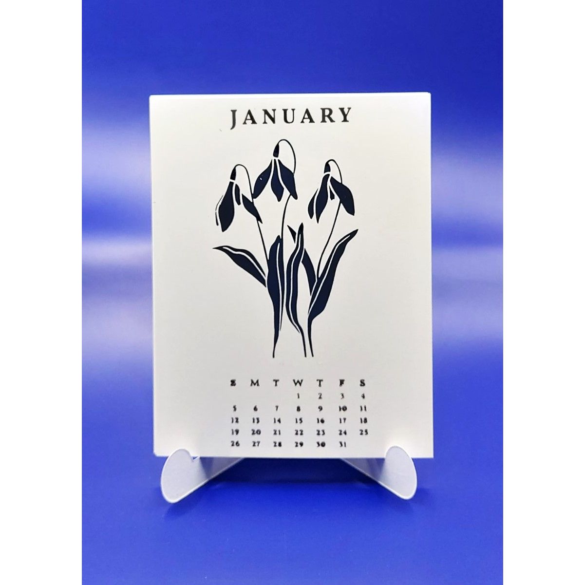 2025 DIY Calendar Press Plates from the Florals Through the Year Collection