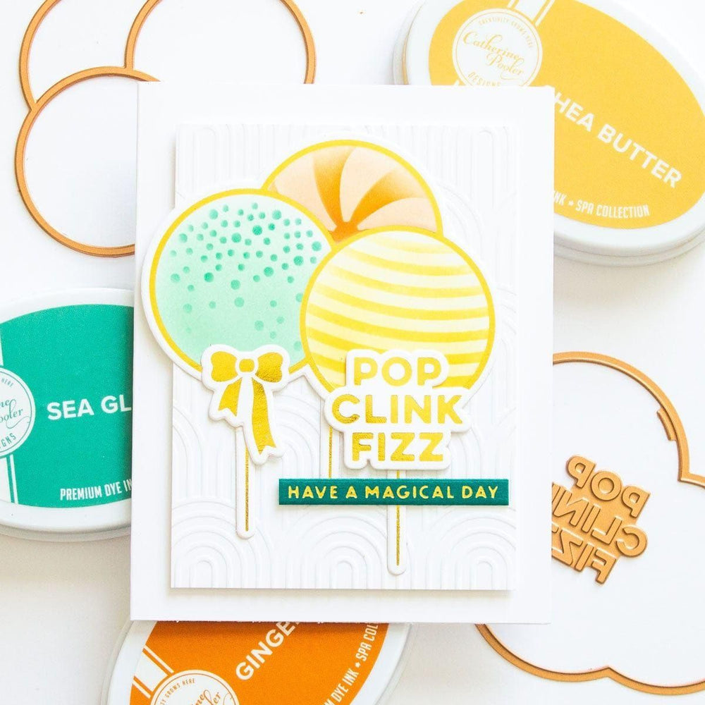 Party Balloons Bouquet Glimmer Hot Foil Plate & Die Set from the Its My Party Collection by Carissa Wiley