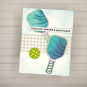 Born to Dink Clear Stamp & Die Set