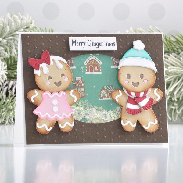 Dancin' Gingerbread Etched Dies