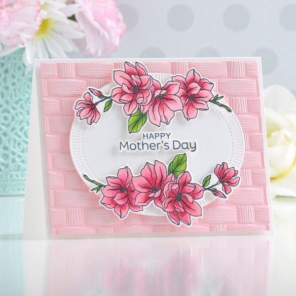Woven 3D Embossing Folder by Simon Hurley