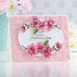 Woven 3D Embossing Folder by Simon Hurley