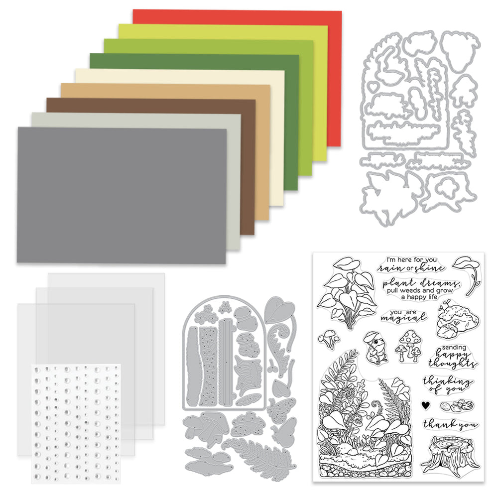 Tranquil Terrarium Card Kit of the Month - April 2025