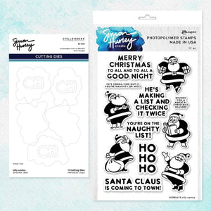 Silly Santas Stamp & Die Bundle by Simon Hurley