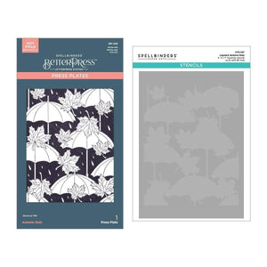 Autumn Rain BetterPress & Stencil Bundle from the Falling Leaves Collection