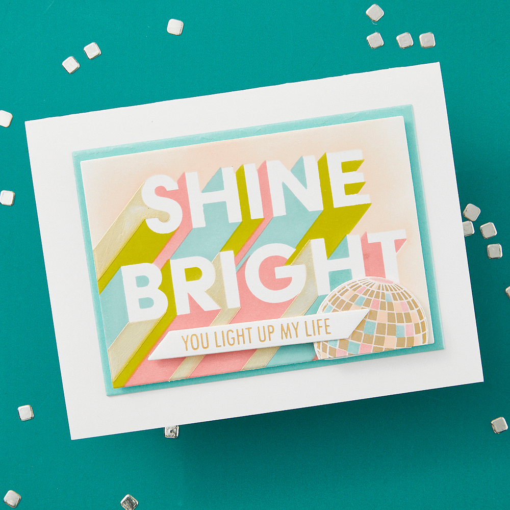 Shine Bright Etched Dies from the Shine Bright Collection by Carissa Wiley