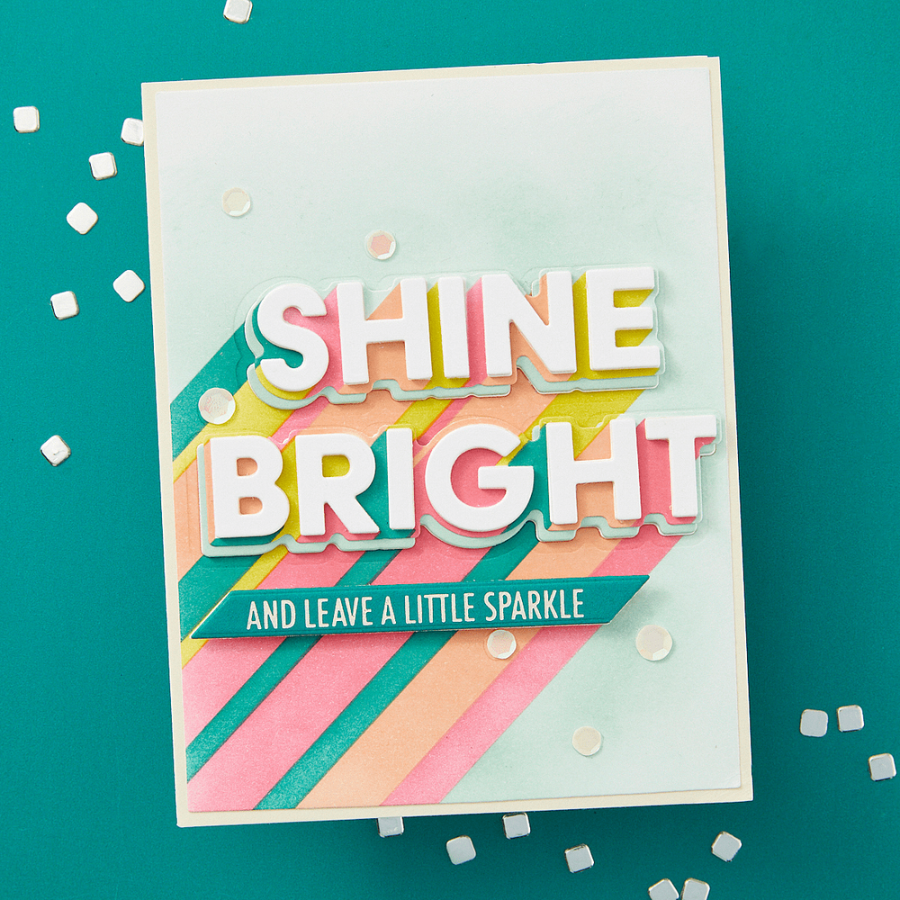 Shine Bright Etched Dies from the Shine Bright Collection by Carissa Wiley
