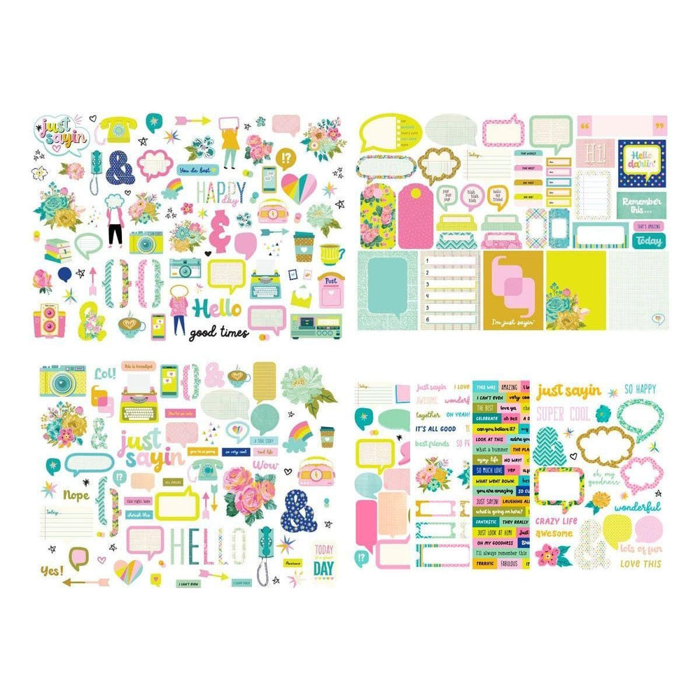 Just Sayin' Embellishment Bundle from the Just Sayin' Collection by Kelly Bangs