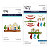 Mantel Village and Decorations Etched Dies Bundle by Simon Hurley
