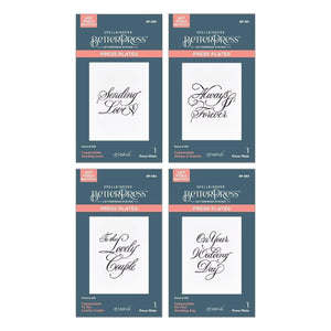 Copperplate On Your Wedding Day BetterPress Bundle by Paul Antonio