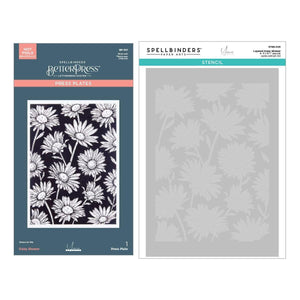 Daisy Shower Press + Foil Plate and Stencil Bundle  by Yana Smakula