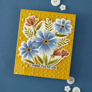 Thank You Bouquet 3D Folder and Stencil Bundle  by Wendy Vecchi
