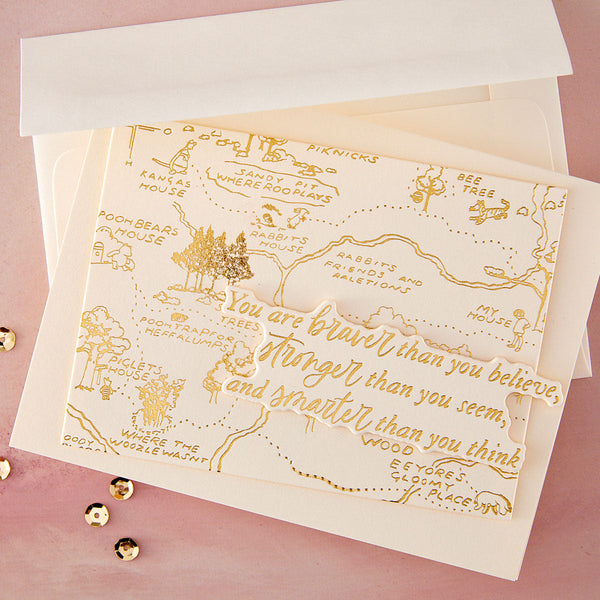 Say Cheese Classic Pooh Baby Press + Foil Plate & Die Bundle with Simple Stories