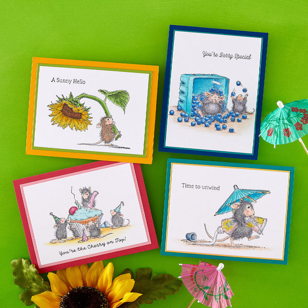 House-Mouse The Cherry on Top Cling Rubber Stamp Set