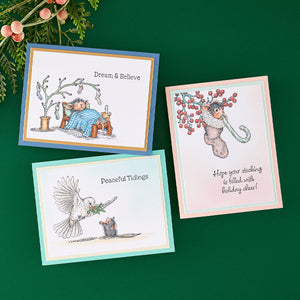 House-Mouse Sweet Twist Cling Rubber Stamp Set