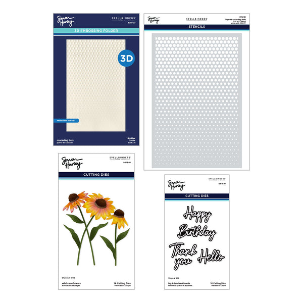 Cascading Cornflowers I Want It All! Bundle by Simon Hurley