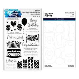 Snarky Birthday Stamp & Die Bundle by Simon Hurley