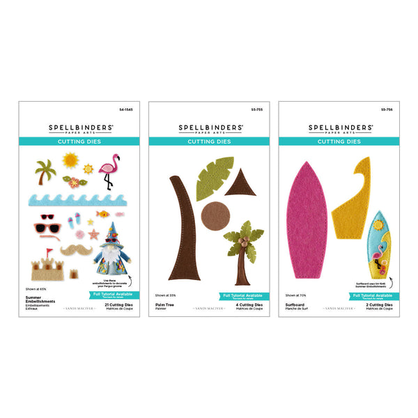 3D Felt Décor Summer I Want It All! Bundle by Sandi MacIver