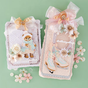 Christmas Blush Sentiments Press + Foil Plate & Die Set by Frank Garcia