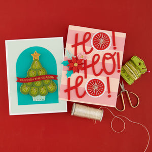 Stitched Baubles & Boughs Etched Dies