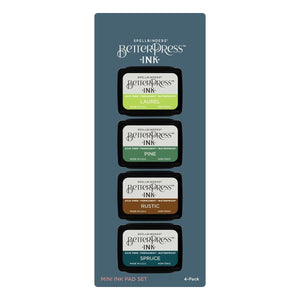 Woodlands BetterPress Ink Mini Set - 4 Pack