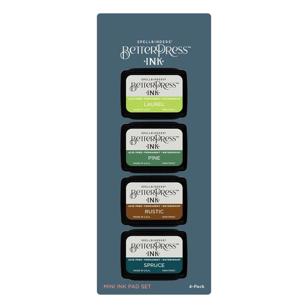 Woodlands BetterPress Ink Mini Set - 4 Pack