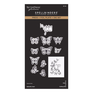 Butterfly Swirl Press Plate & Die Set