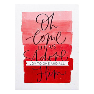Merry & Bright Sentiment Strips Press Plate & Die Set