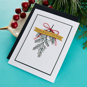 Evergreen Branches Press Plate