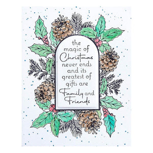 Magic of Christmas Frame Press Plates from the More BetterPress Christmas Collection