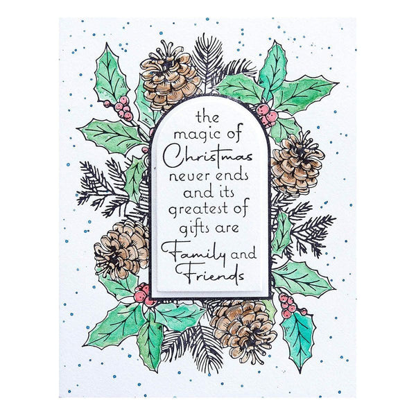 Magic of Christmas Frame Press Plates from the More BetterPress Christmas Collection