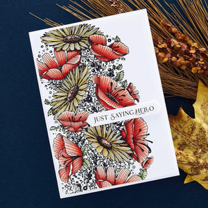 Fancy Sentiment Strips Press + Foil Plate & Die Set