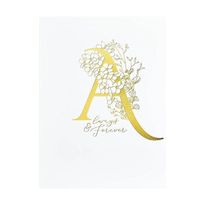 Floral A and Sentiment Press Plate