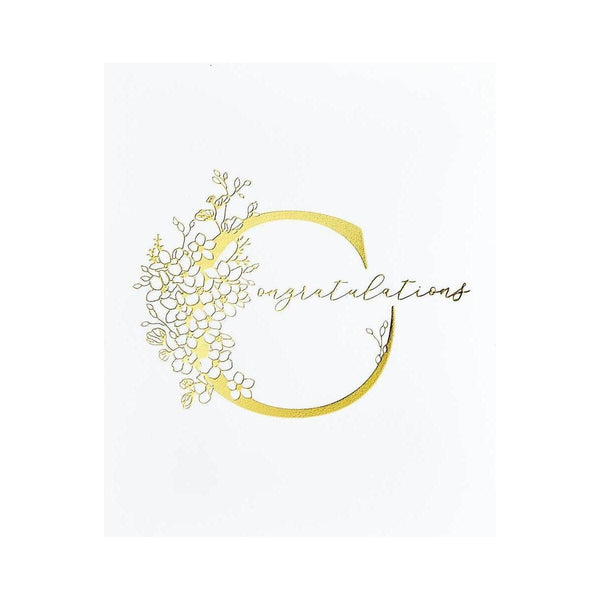 Floral C and Sentiment Press Plate