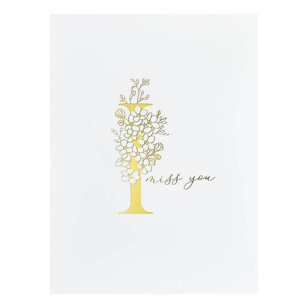 Floral I and Sentiment Press Plate