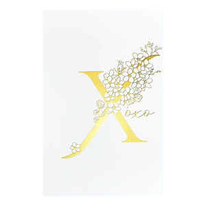 Floral X and Sentiment Press Plate