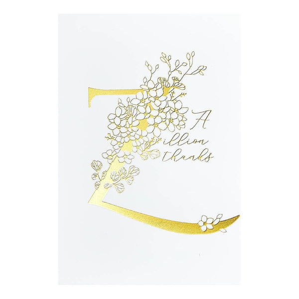 Floral Z and Sentiment Press Plate