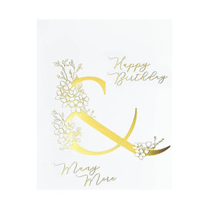 Floral & and Sentiment Press Plate